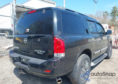 2015 Nissan Armada Platinum из США, поврежденный, VIN 5N1AA0NEXFN602658